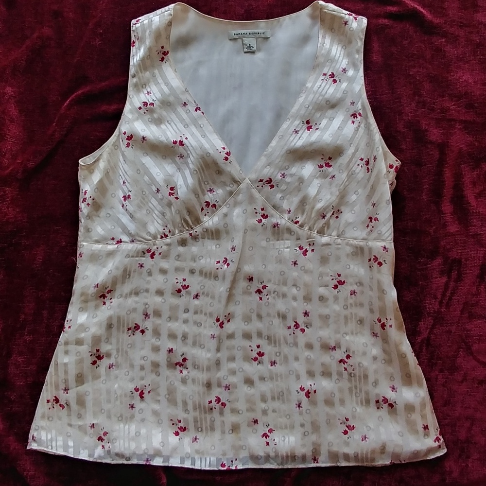 Sleeveless Silk Blouse - Banana Republic